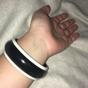 Black and white bracelet